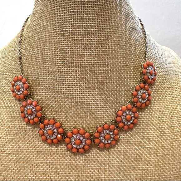 Premier Designs Statement Necklace jeweled w/ removable pendant ( pin/ brooch) - Picture 5 of 15